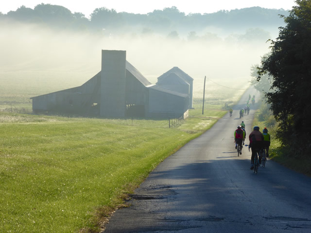 touring ride in rural indiana bicycle events